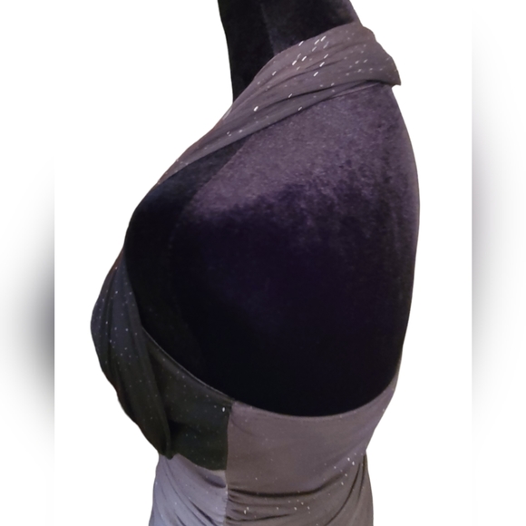 Betsy & Adam size 8 black/gray dress - Picture 6 of 10